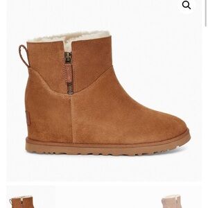 UGG Classic Femme Zip Mini Boot in Original Box